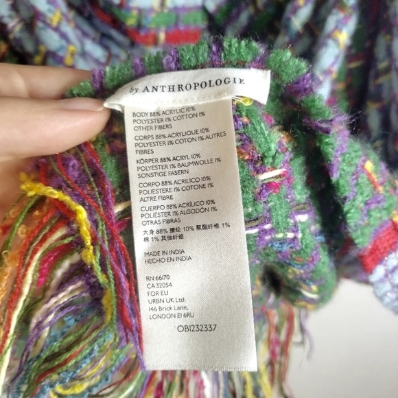 Anthropologie Thora Tweed Scarf - Picture 5 of 5